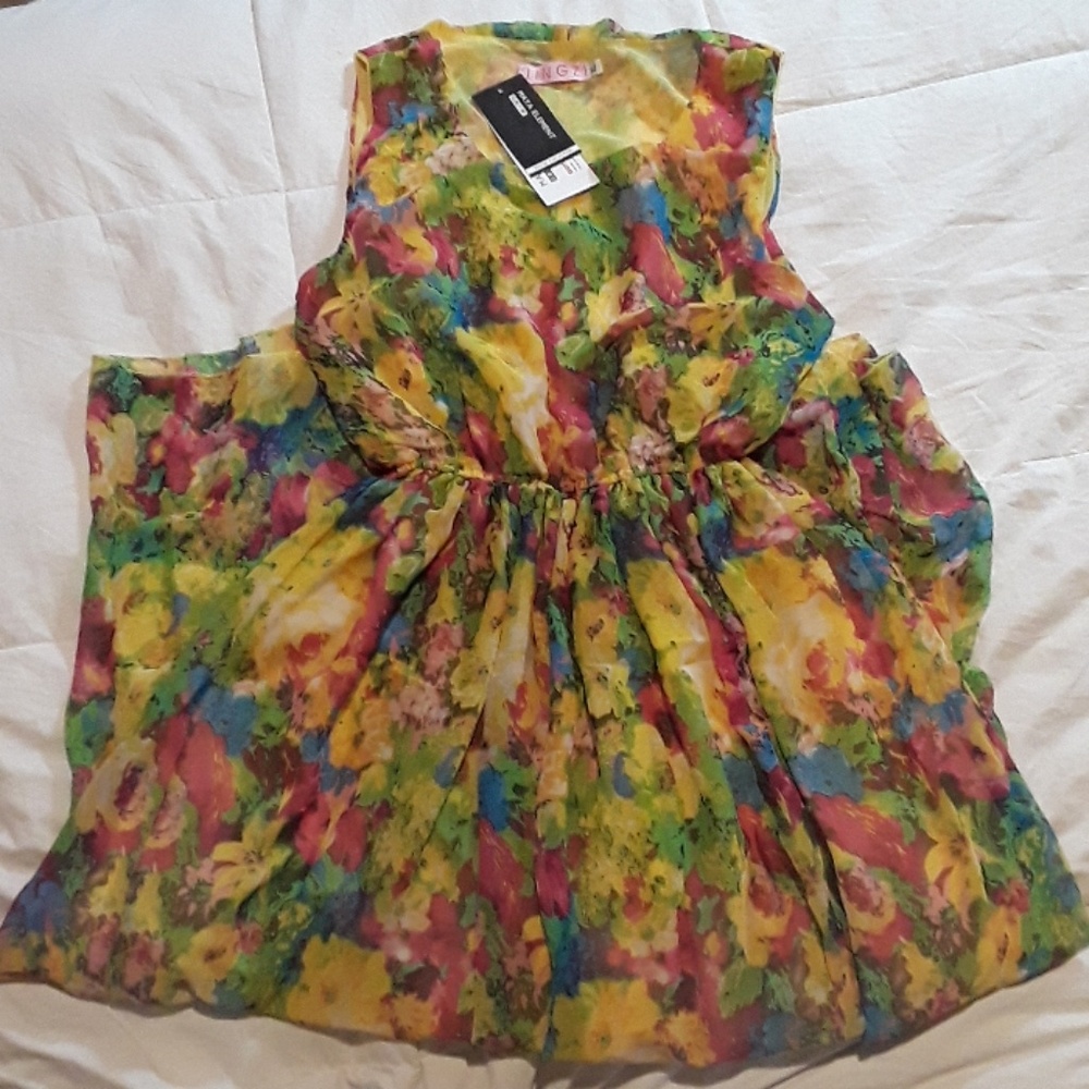 Chiffon Floral Dress